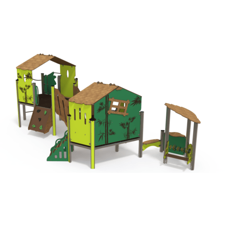 Žaidimų aikštelių kompleksas vaikams nuo 2 metų amžiaus – kolekcija 'MINI / MBG-2268_MI 09-2051-N22'