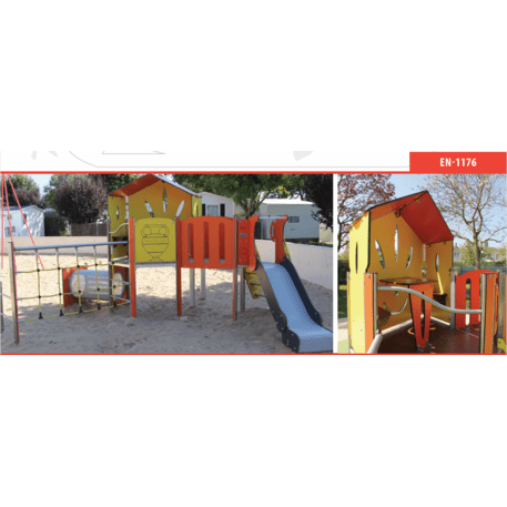 Žaidimų aikštelių kompleksas vaikams nuo 2 metų amžiaus – kolekcija 'MINI / MBG-2268_MI 09-2051-N22'