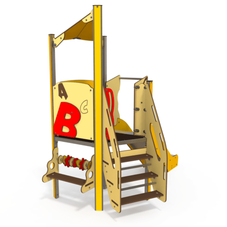 Žaidimų aikštelių kompleksas vaikams nuo 2 metų amžiaus – kolekcija 'MINI / MBG-2149_MI 09-1003-N02'