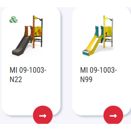 Žaidimų aikštelių kompleksas vaikams nuo 2 metų amžiaus – kolekcija 'MINI / MBG-2149_MI 09-1003-N02'