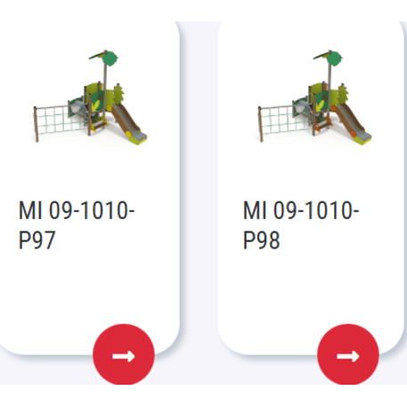 Žaidimų aikštelių kompleksas vaikams nuo 2 metų amžiaus – kolekcija 'MINI / MBG-2160_MI 09-1010-P15'