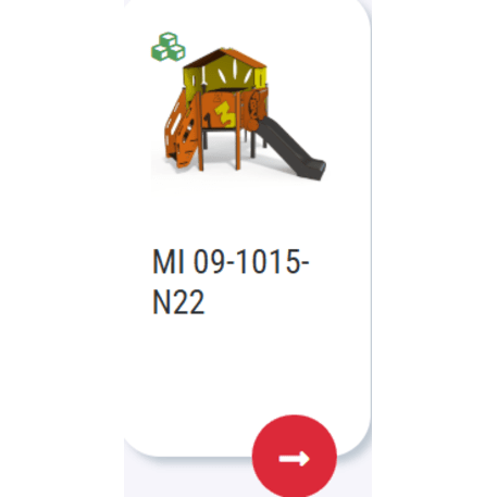 Žaidimų aikštelių kompleksas vaikams nuo 2 metų amžiaus – kolekcija 'MINI / MBG-2171_MI 09-1015-N99'