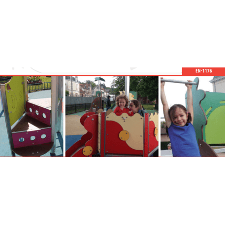 Žaidimų aikštelių kompleksas vaikams nuo 2 metų amžiaus – kolekcija 'MINI / MBG-2200_MI 09-1044-E02'