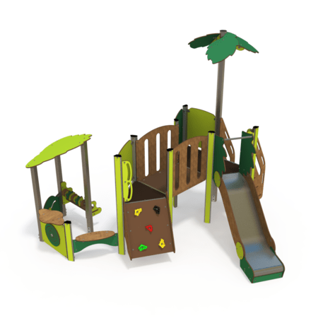 Žaidimų aikštelių kompleksas vaikams nuo 2 metų amžiaus – kolekcija 'MINI / MBG-2207_MI 09-2002-P15'