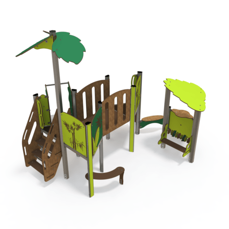 Žaidimų aikštelių kompleksas vaikams nuo 2 metų amžiaus – kolekcija 'MINI / MBG-2207_MI 09-2002-P15'