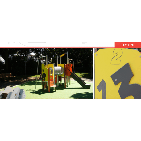 Žaidimų aikštelių kompleksas vaikams nuo 2 metų amžiaus – kolekcija 'MINI / MBG-2218_MI 09-2006-T01'