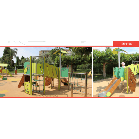 Žaidimų aikštelių kompleksas vaikams nuo 2 metų amžiaus – kolekcija 'MINI / MBG-2223_MI 09-2008-P15'