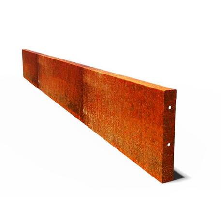 Corten plieno vejos atitvėrimo bortelis, 2 mm storio, aukštis 352 mm 'Premium / STF/26-23-01/MDL'