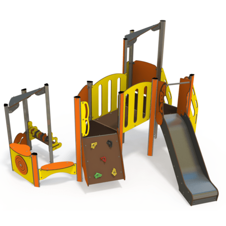 Žaidimų aikštelių kompleksas vaikams nuo 2 metų amžiaus – kolekcija 'MINI / MBG-2301_MI 09-2089-N22'