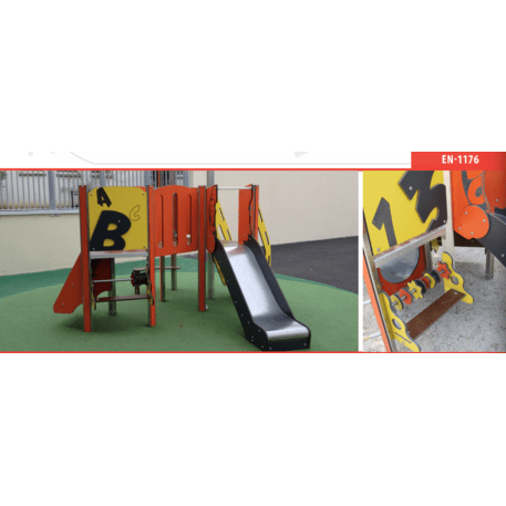 Žaidimų aikštelių kompleksas vaikams nuo 2 metų amžiaus – kolekcija 'MINI / MBG-2301_MI 09-2089-N22'