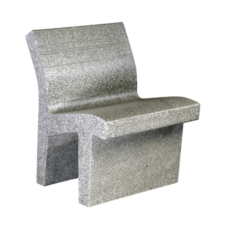 Betoninis modulinis suolas su LED apšvietimu 'Premium / Lounger Light 55cm'