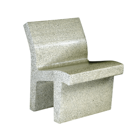 Betoninis modulinis suolas su LED apšvietimu 'Premium / Lounger Light 55cm'