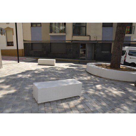 Betoninis modulinis suolas su LED apšvietimu 'Premium / Basic 50 / MDL_ 200cm'