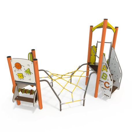 Žaidimų aikštelių kompleksas vaikams nuo 2 metų amžiaus – kolekcija 'MINI / MBG-2304_MI 09-2092-AC07'