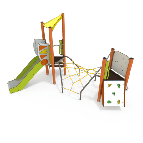 Žaidimų aikštelių kompleksas vaikams nuo 2 metų amžiaus – kolekcija 'MINI / MBG-2304_MI 09-2092-AC07'