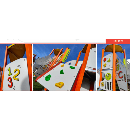 Žaidimų aikštelių kompleksas vaikams nuo 2 metų amžiaus – kolekcija 'MINI / MBG-2304_MI 09-2092-AC07'