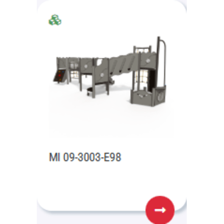 Žaidimų aikštelių kompleksas vaikams nuo 2 metų amžiaus – kolekcija 'MINI / MBG-2308_MI 09-3003-E99'