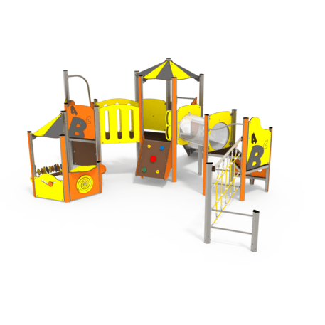 Žaidimų aikštelių kompleksas vaikams nuo 2 metų amžiaus – kolekcija 'MINI / MBG-2318_MI 09-3006-N22'