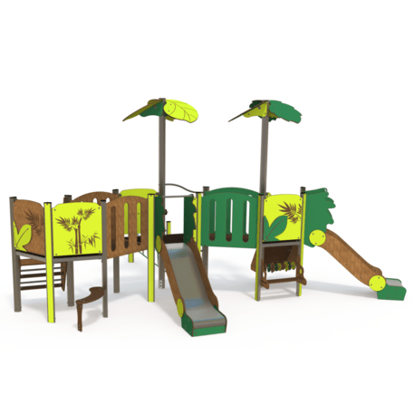 Žaidimų aikštelių kompleksas vaikams nuo 2 metų amžiaus – kolekcija 'MINI / MBG-2327_MI 09-3015-P15'