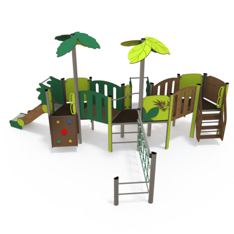 Žaidimų aikštelių kompleksas vaikams nuo 2 metų amžiaus – kolekcija 'MINI / MBG-2327_MI 09-3015-P15'