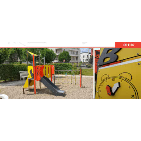 Žaidimų aikštelių kompleksas vaikams nuo 2 metų amžiaus – kolekcija 'MINI / MBG-2337_MI 09-3025-N15'