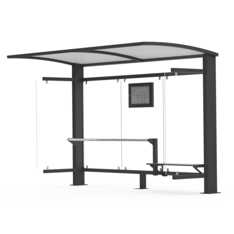 Autobusų stotelės stoginė, paviljonas 'MBG_5004 / Nazaro 02'