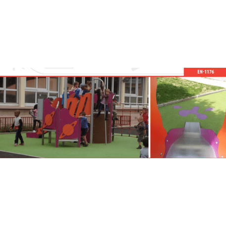 Žaidimų aikštelių kompleksas vaikams nuo 2 iki 10 metų amžiaus – kolekcija 'MAXI / MBG-2345_MA 12-1001-O18'