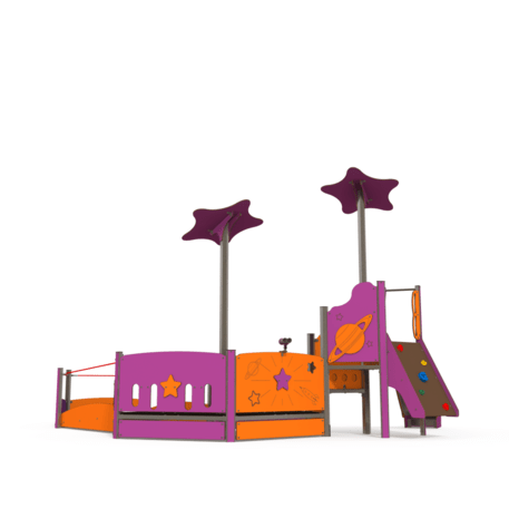 Žaidimų aikštelių kompleksas vaikams nuo 2 iki 10 metų amžiaus – kolekcija 'MAXI / MBG-2364_MA 12-1017-O18'