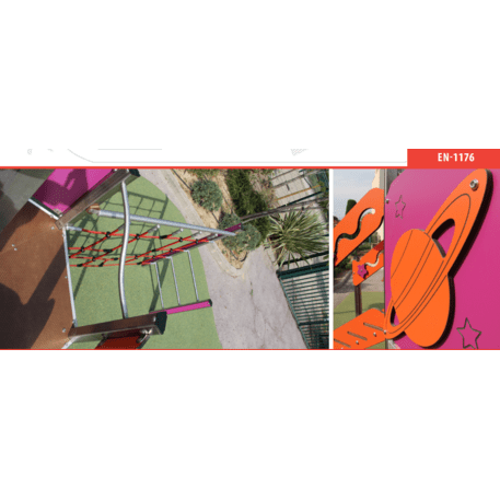 Žaidimų aikštelių kompleksas vaikams nuo 2 iki 10 metų amžiaus – kolekcija 'MAXI / MBG-2373_MA 12-1036-T01'