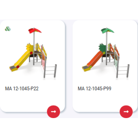 Playground complex for children from 2 years old – 'MINI' collection 'MAXI / MBG-2380_MA 12-1045-P15'