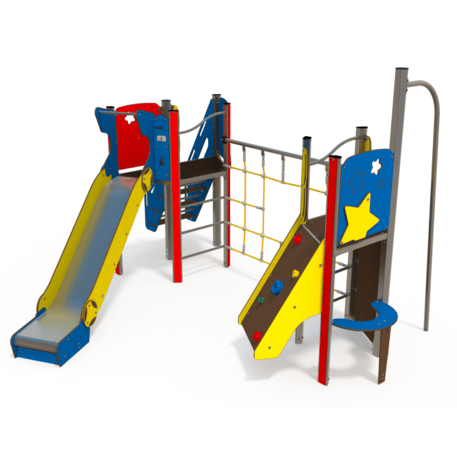 Žaidimų aikštelių kompleksas vaikams nuo 2 iki 10 metų amžiaus – kolekcija 'MAXI / MBG-2395_MA 12-2006-T02'