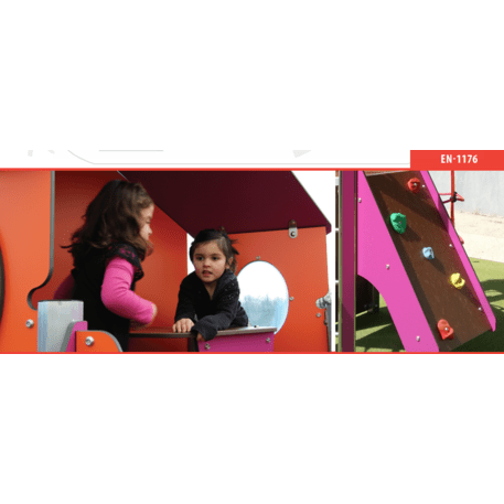 Complesso per parco giochi per bambini dai 2 anni – collezione 'MAXI / MBG-2410_MA 12-2034-T01'