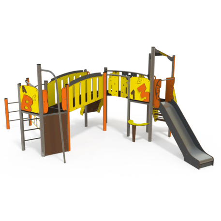 Complesso per parco giochi per bambini dai 2 anni – collezione 'MAXI / MBG-2461_MA 12-3005-N22'