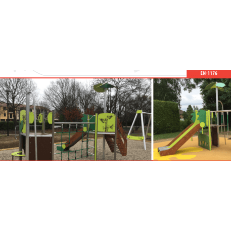 Complesso per parco giochi per bambini dai 2 anni – collezione 'MAXI / MBG-2461_MA 12-3005-N22'