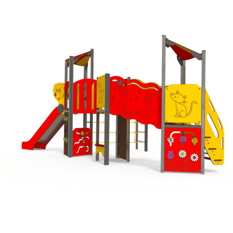 Žaidimų aikštelių kompleksas vaikams nuo 2 iki 10 metų amžiaus – kolekcija 'MAXI / MBG-2476_MA 12-3045-T01'