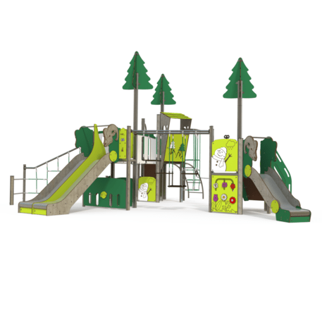 Žaidimų aikštelių kompleksas vaikams nuo 2 iki 10 metų amžiaus – kolekcija 'MAXI / MBG-2484_MA 12-3049-U'