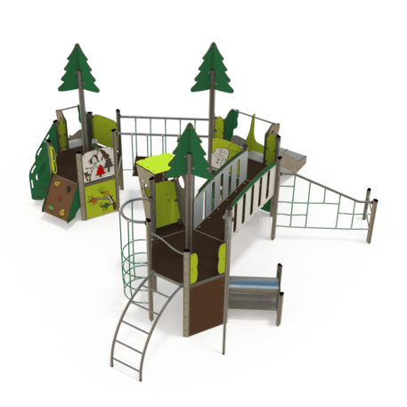 Žaidimų aikštelių kompleksas vaikams nuo 2 iki 10 metų amžiaus – kolekcija 'MAXI / MBG-2484_MA 12-3049-U'