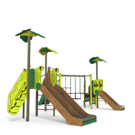 Kompleks placu zabaw dla dzieci od 2. roku życia – kolekcja 'MAXI / MBG-2502_MA 12-4013-T02'