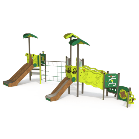 Kompleks placu zabaw dla dzieci od 2. roku życia – kolekcja 'MAXI / MBG-2502_MA 12-4013-T02'