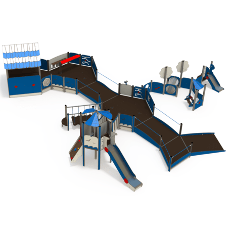 Spielplatzkomplex für Kinder ab 2 Jahren – Kollektion 'MAXI / MBG-2512_MA 12-5006-Q14'