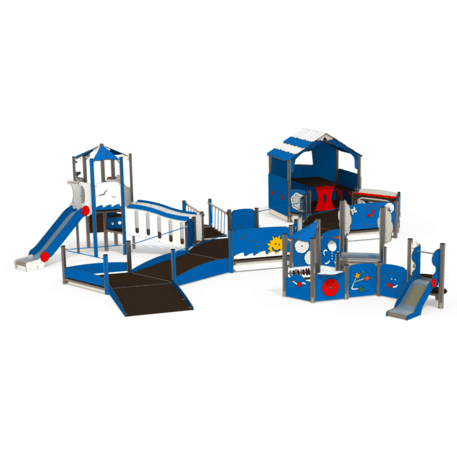 Spielplatzkomplex für Kinder ab 2 Jahren – Kollektion 'MAXI / MBG-2512_MA 12-5006-Q14'