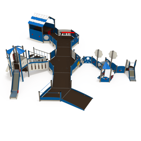 Spielplatzkomplex für Kinder ab 2 Jahren – Kollektion 'MAXI / MBG-2512_MA 12-5006-Q14'