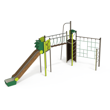 Žaidimų aikštelių kompleksas vaikams nuo 2 iki 12 metų amžiaus – kolekcija 'MEGA / MBG-2555_ME 18-2032-P15'