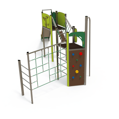 Žaidimų aikštelių kompleksas vaikams nuo 2 iki 12 metų amžiaus – kolekcija 'MEGA / MBG-2555_ME 18-2032-P15'