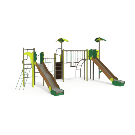 Žaidimų aikštelių kompleksas vaikams nuo 2 iki 12 metų amžiaus – kolekcija 'MEGA / MBG-2574_ME 18-3016-P15'