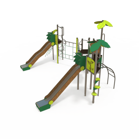 Žaidimų aikštelių kompleksas vaikams nuo 2 iki 12 metų amžiaus – kolekcija 'MEGA / MBG-2574_ME 18-3016-P15'