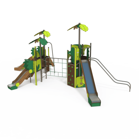 Žaidimų aikštelių kompleksas vaikams nuo 2 iki 12 metų amžiaus – kolekcija 'MEGA / MBG-2584_ME 18-3028-T01'