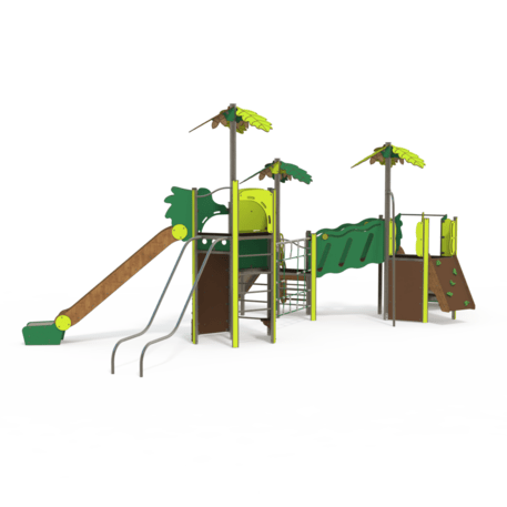 Žaidimų aikštelių kompleksas vaikams nuo 2 iki 12 metų amžiaus – kolekcija 'MEGA / MBG-2584_ME 18-3028-T01'
