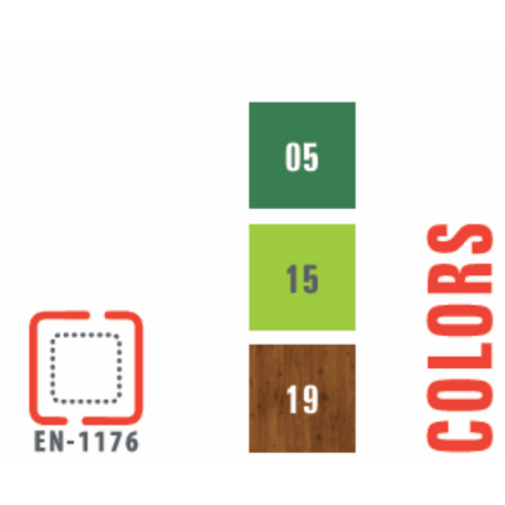 Žaidimų aikštelių kompleksas vaikams nuo 2 iki 12 metų amžiaus – kolekcija 'MEGA / MBG-2590_ME 18-3034-P15'