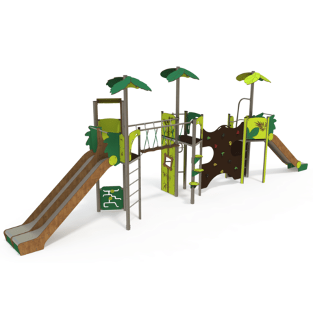 Žaidimų aikštelių kompleksas vaikams nuo 2 iki 12 metų amžiaus – kolekcija 'MEGA / MBG-2604_ME 18-3045-P15'